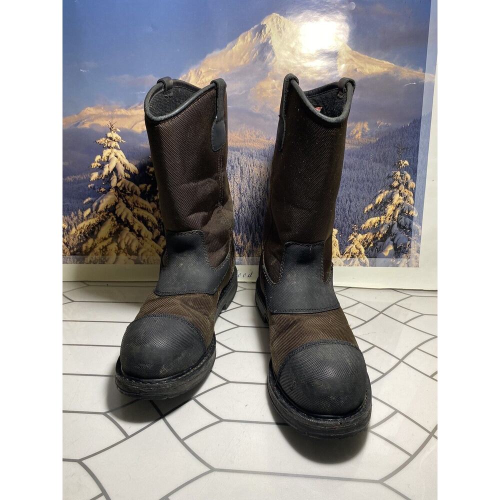 RED WING Maxbond 2499 Pecos SZ 14 D Steel Toe EH 12" Work Safety Boots